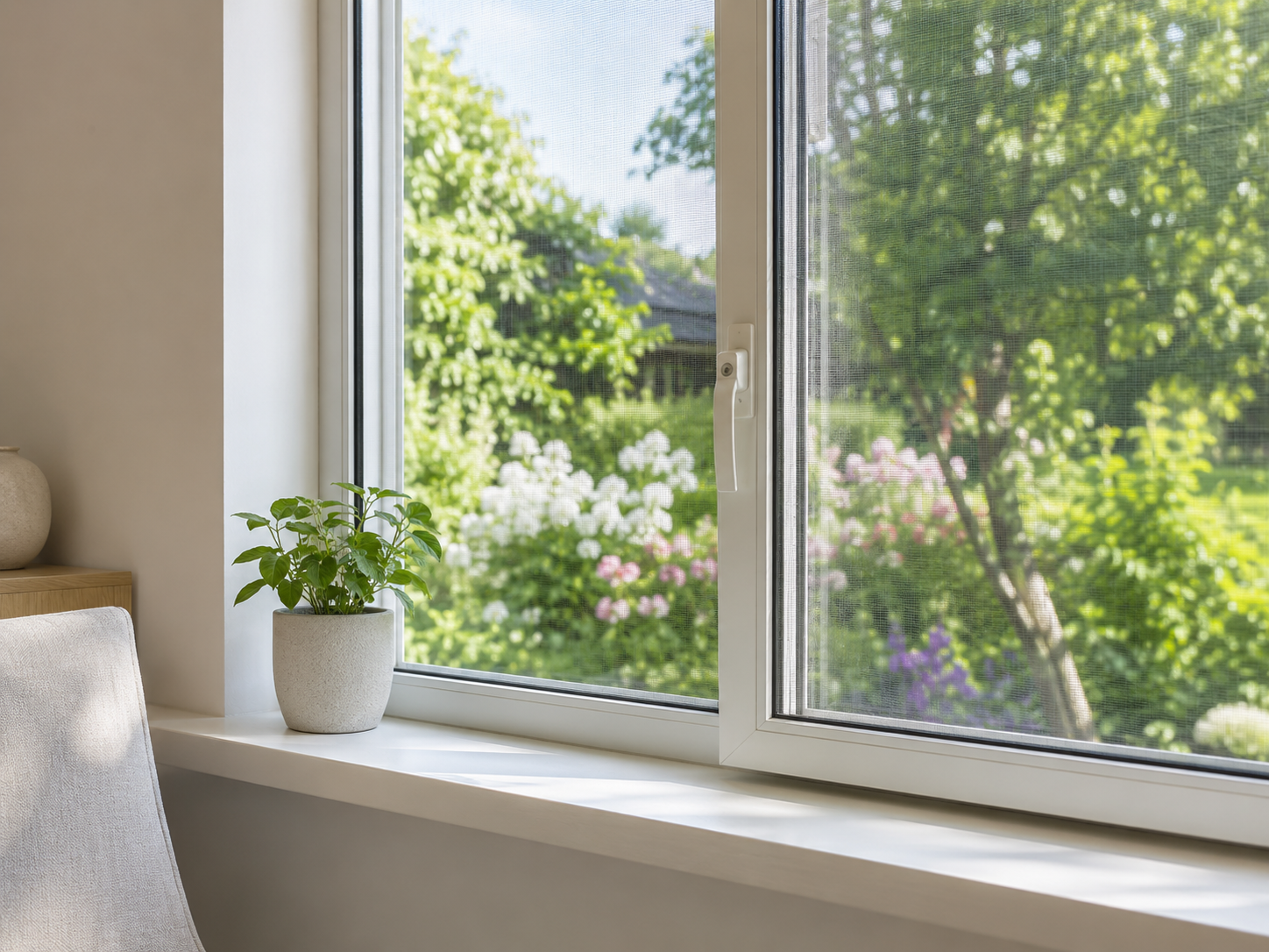 Fensterbänke und Insektenschutz