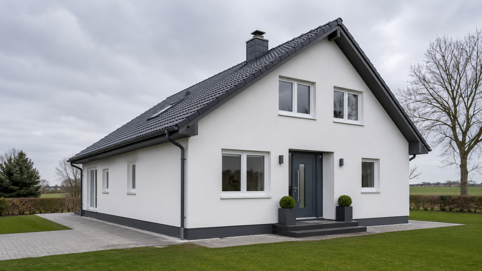 Fenstertausch Einfamilienhaus in Hennstedt — Kunststofffenster mit 3-fach-Verglasung